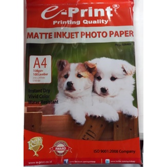 MATTE INKJET PHOTO PAPER /kertas inkjet matte E-PRINT