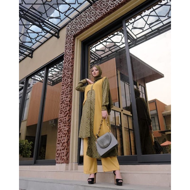 Ready Tunik Shanum Set Kulot By Binbush