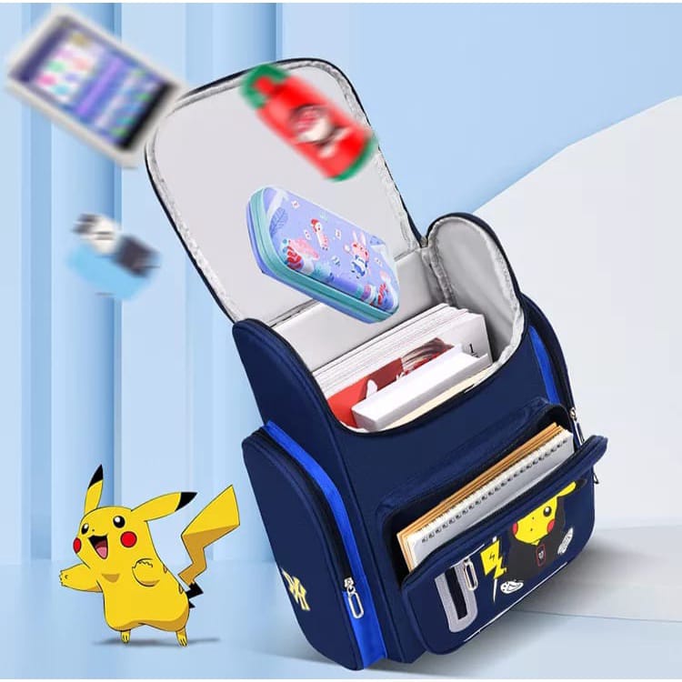 ATM67 - tas anak laki laki SD TK ransel anak pokemon tas gendong anak cowok SD ransel sekolah SD cowok backpack anak sekolah