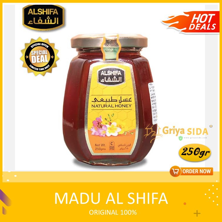 Madu Arab ALSHIFA Botol 250gr Al Shifa Madu Arab Asli Original BPOM harga grosir