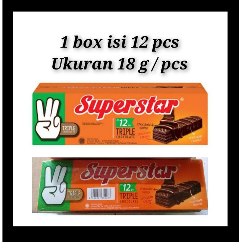 

Superstar Triple Chocolate box - 18 g x 12 pcs