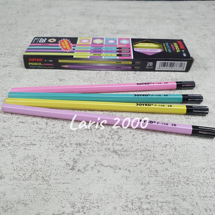 

Pensil 2B Joyko P108 Pastel (Per lusin)