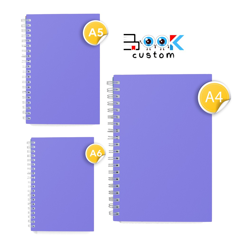 

NOTEBOOK / NOTEPAD | SPIRAL | UKURAN A6 A5 A4 | CUSTOM DESIGN