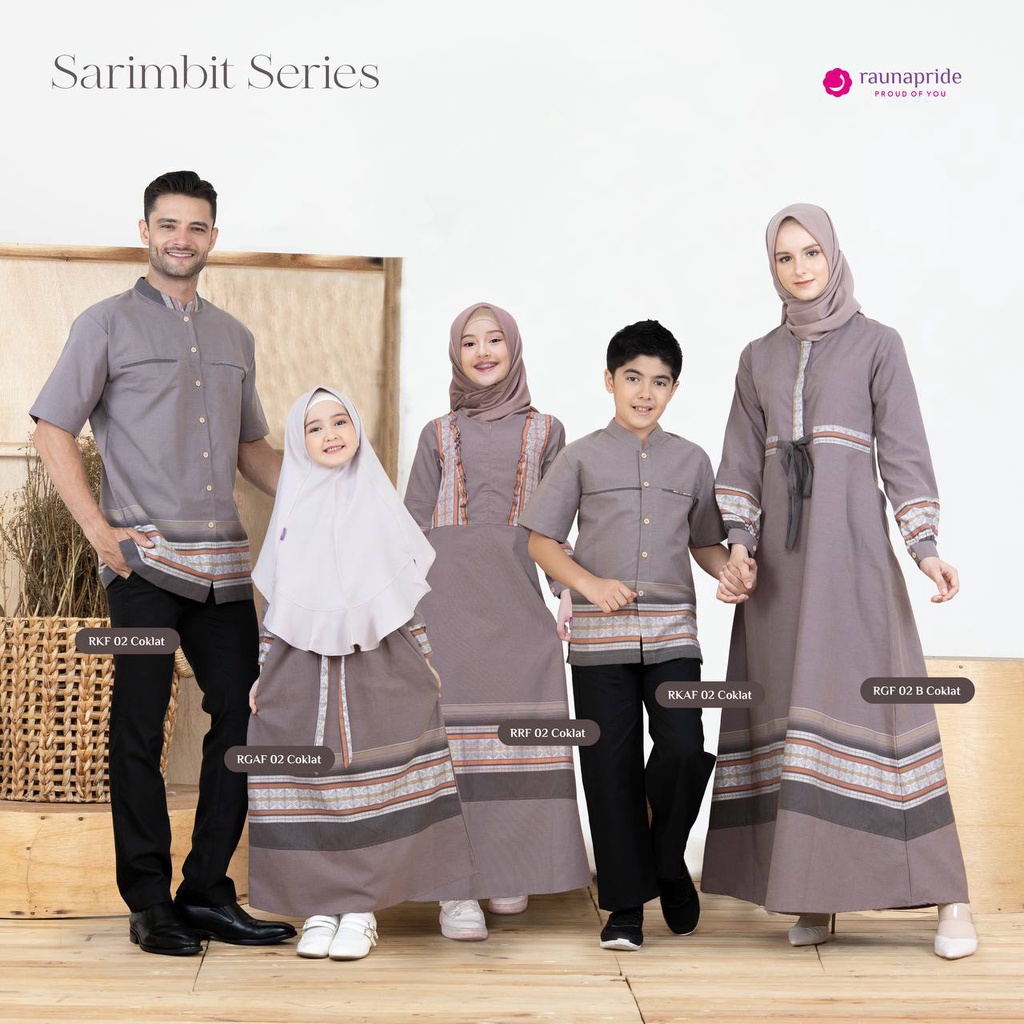 sarimbit keluarga 2022 rauna raunapride rkf 02 coklat  rgf 02 b coklat rkaf 02 coklat  rrf 02 coklat