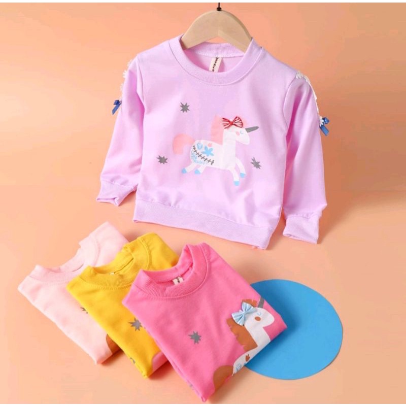 SWEATER ANAK PEREMPUAN USIA 2-11 TAHUN / SWITER ANAK / SWEATER ANAK IMPORT / ATASAN ANAK PEREMPUAN