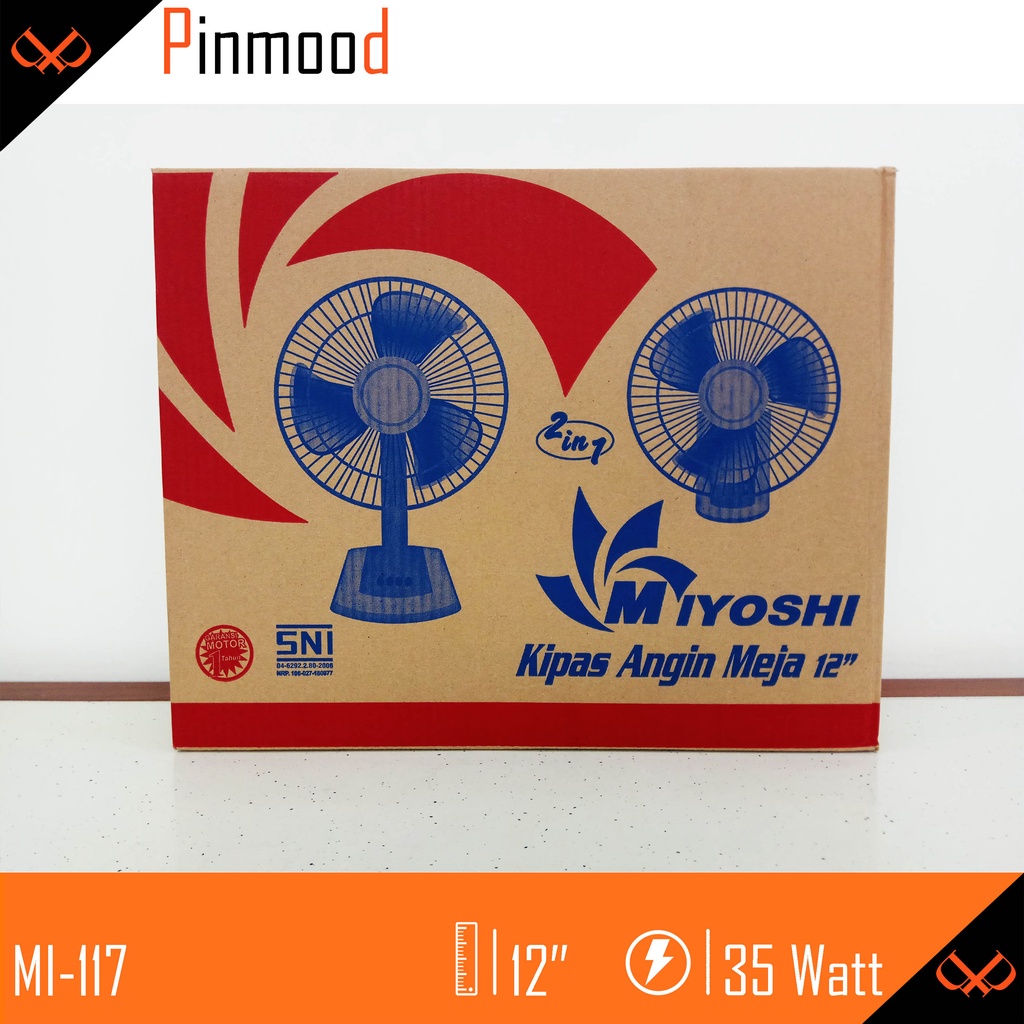 KIPAS ANGIN MEJA DAN DINDING / DUDUK WALL DESK FAN MIYOSHI MY-117 [ 12&quot;]  MURAH