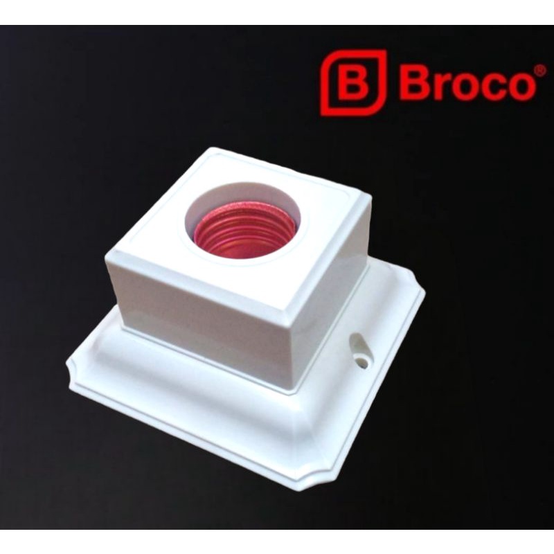 Fitting Lampu Tempel Broco Plafon SNI