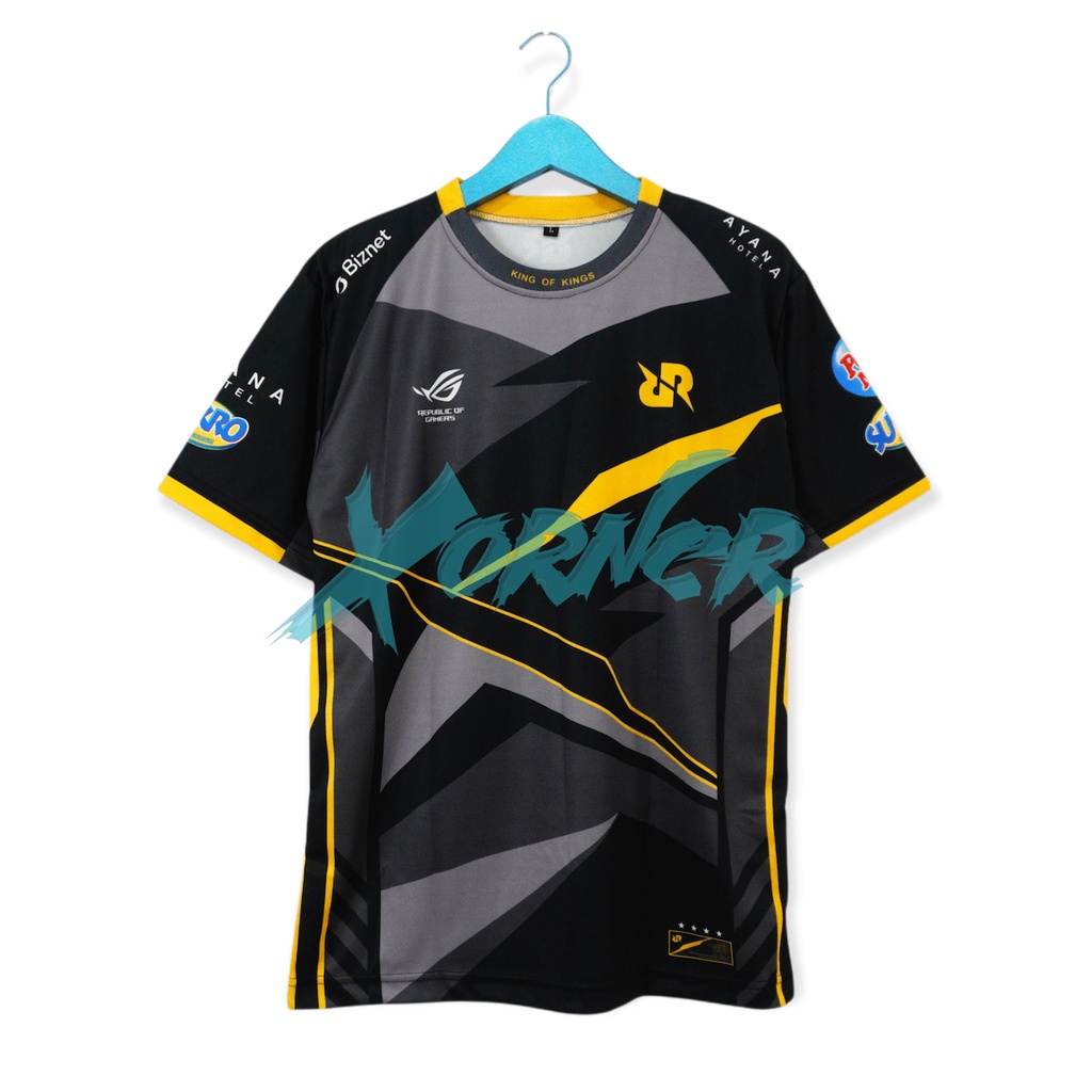 JERSEY RRQ HITAM 2021 FREE NICKNAME