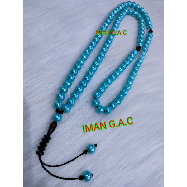 Tasbih Mutiara 8mm 99butir/Tasbih Mutiara Turky Oleh-Oleh Haji dan Umroh