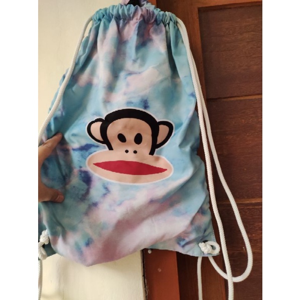 Drawstring Tie Dye bag Paul Frank preloved
