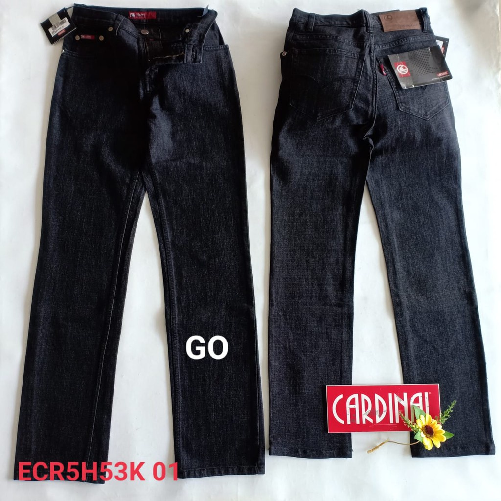 BB ECR CARDINAL CELANA PANJANG JEANS Pria Celana Regular Regular Fit Men Jeans Bermuda Casual