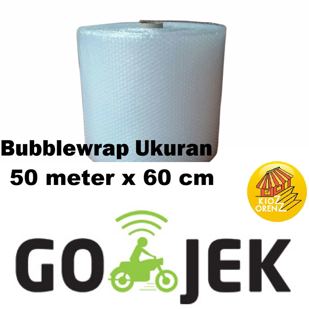 BUBBLEWRAP 60 Cm x 50 Meter PLASTIK BUBBLE WRAP GROSIR DISTRIBUTOR BUBBLEWRAP Murah Bubble Bisa cod