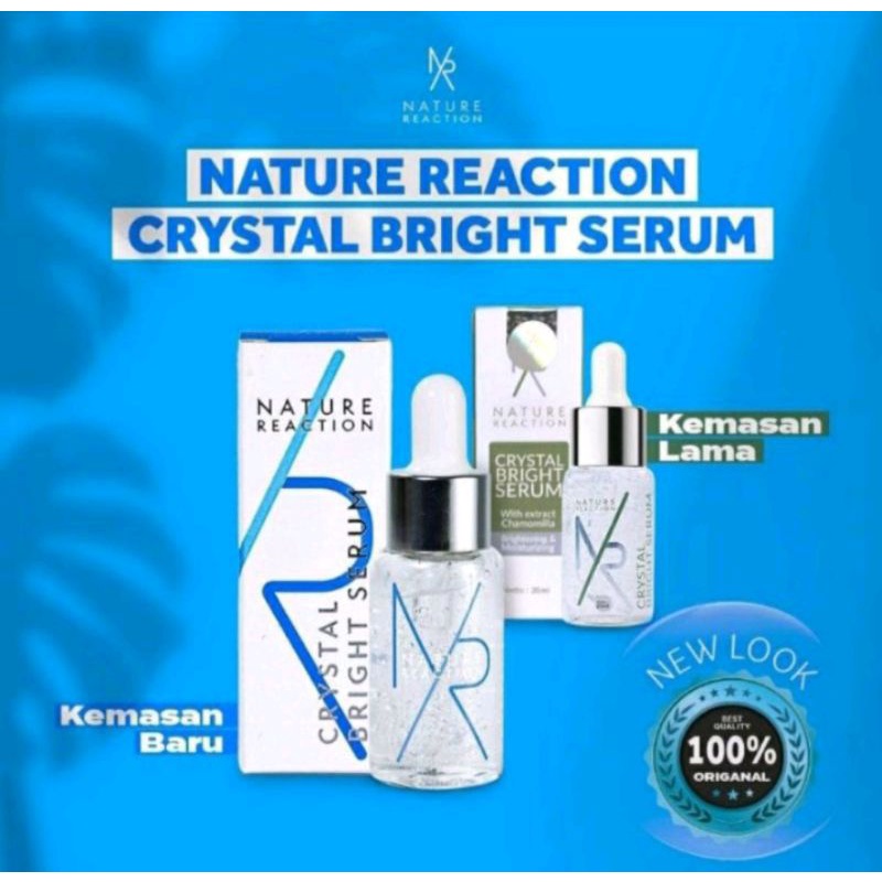 SALE SERUM NR CRYSTAL NATURE REACTION 100% ORIGINAL KEMASAN BARU