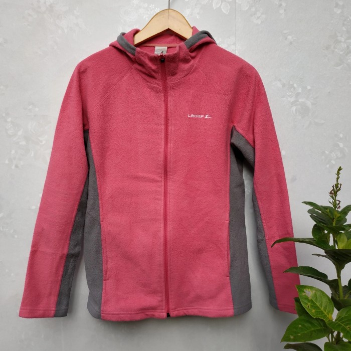 Jaket Wanita Wanita Jaket outdoor Lecaf fleece polar(Z9E4) Hoodie Wanita Crop Jaket Wanita Trendy Ja