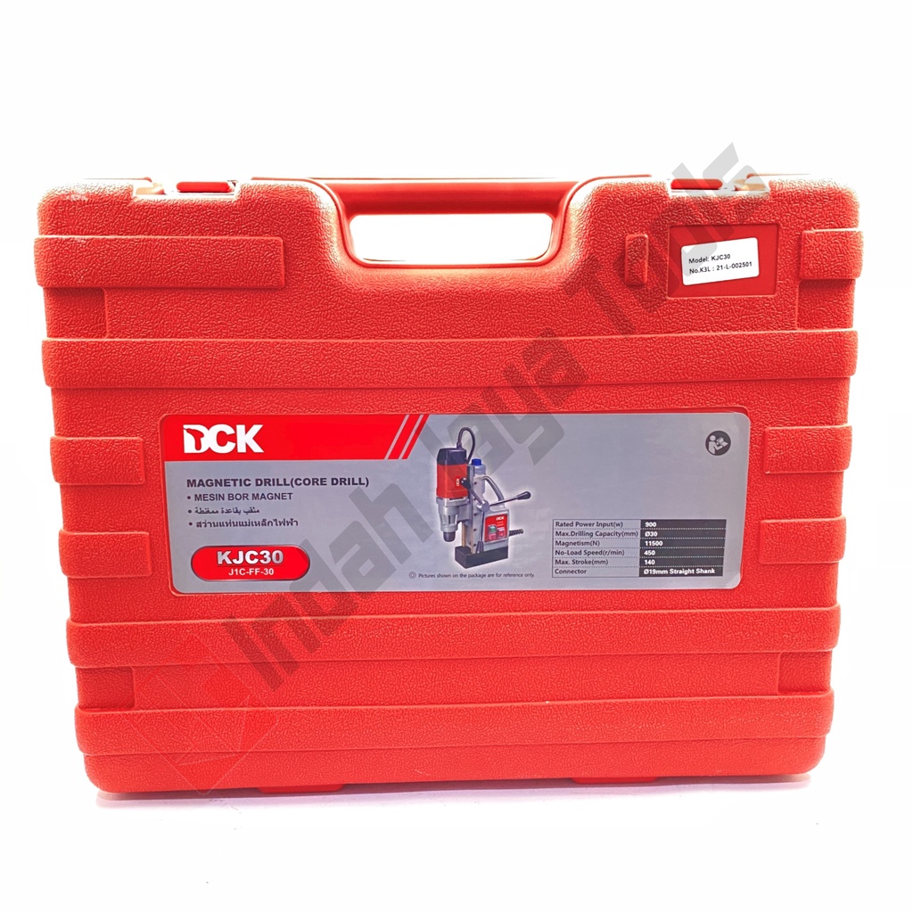 DCK KJC30 Magnetic Drill 30 mm Core Mesin Bor Magnet Jet Broach Besi