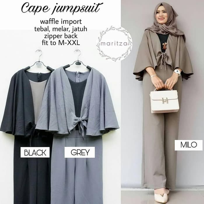 Dixie One Set By Nabtik/ Setelan Kekinian Ori Nabtik AR345 Baju Jumpsuit Wanita Baju Overall Cewek
