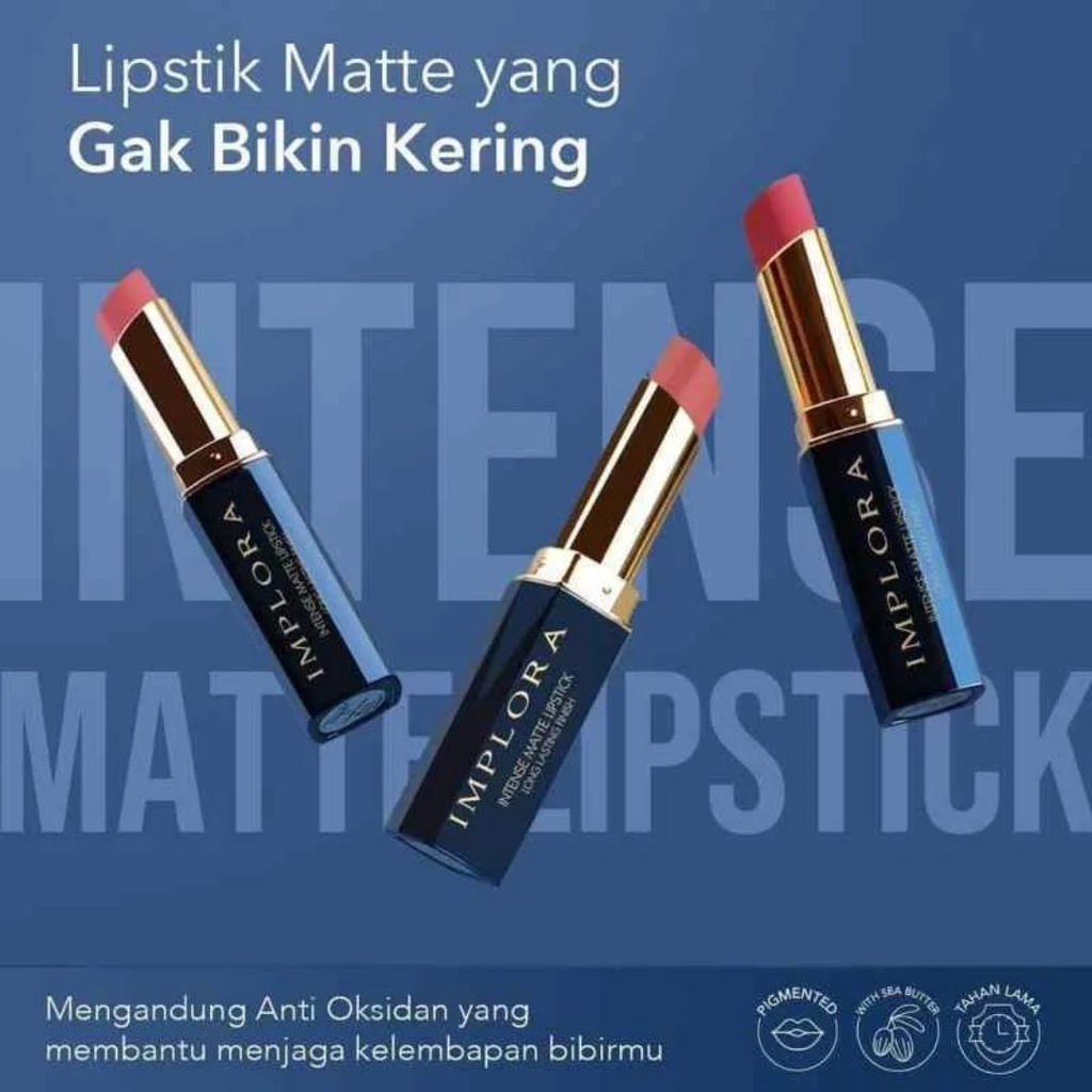 IMPLORA INTENSE MATTE LIPSTICK LONG LASTING FINISH 3.5G