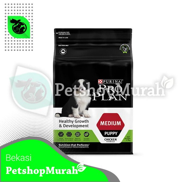 Makanan Anjing ProPlan Medium Puppy Breed 2.5 Kg Dog Ras Medium