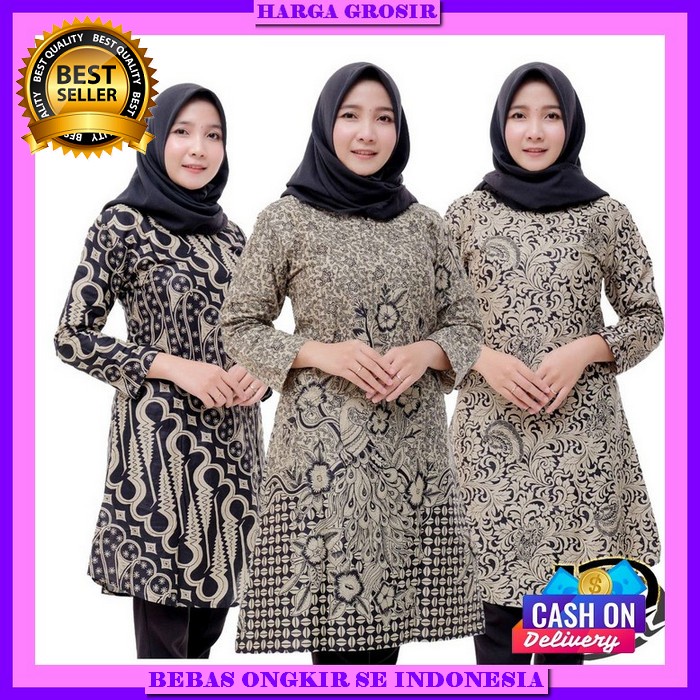 Buju Cewek Formal Kemeja Dewasa Casual Baju Batik Wanita Bju Dewasa Model Terbaru Atsan Remaja Impor