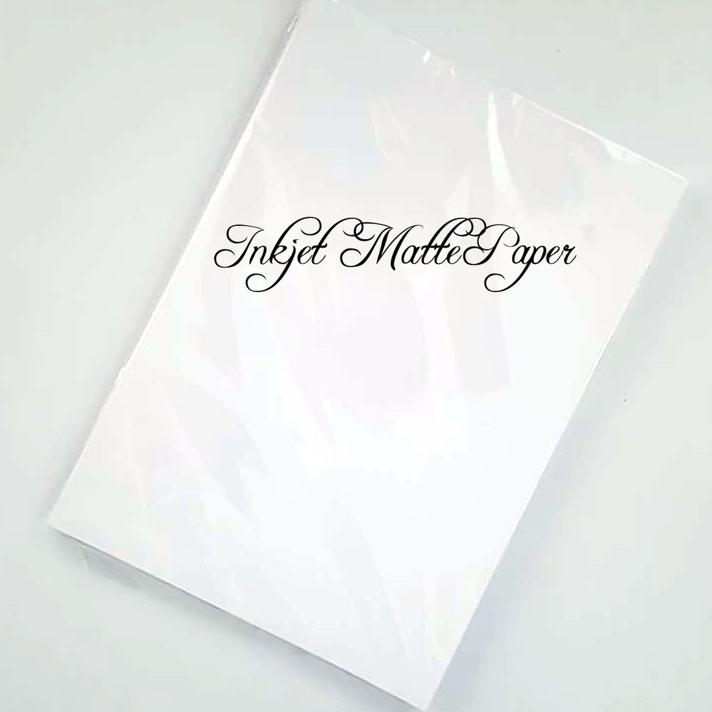 

Kertas Inkjet Matte Paper Polos ukuran A4 108 gsm