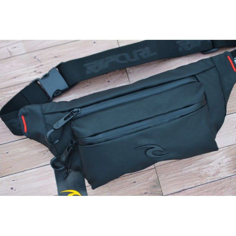 PROMOOOOO TERBATAS..TAS RIPCURL TAS SLEMPANG RIPCURL WAISTBAG RIPCURL PREMIUM LOGO BESI