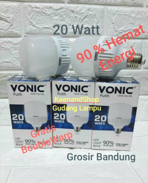 New Lampu LED 20 Watt Kapsul JUMBO 90% Hemat Energi