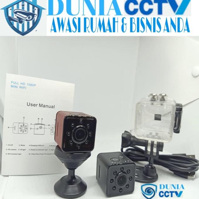 SPY CAM WIFI Waterproof Full HD SQ 13 - Kamera Pengintai Mini Wifi
