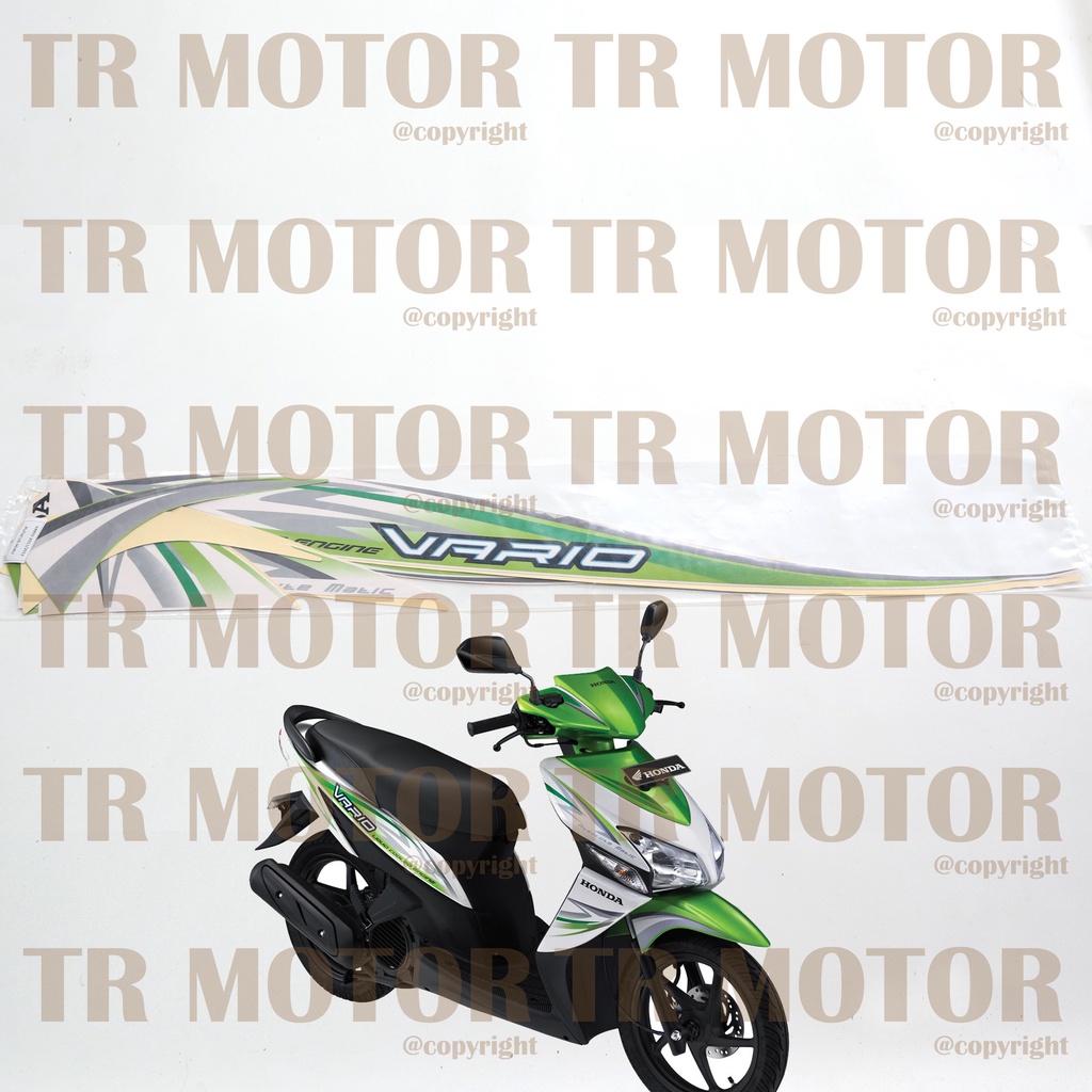 Stiker Motor Vario 110 2011 2012 Sticker Striping Full Set Motor