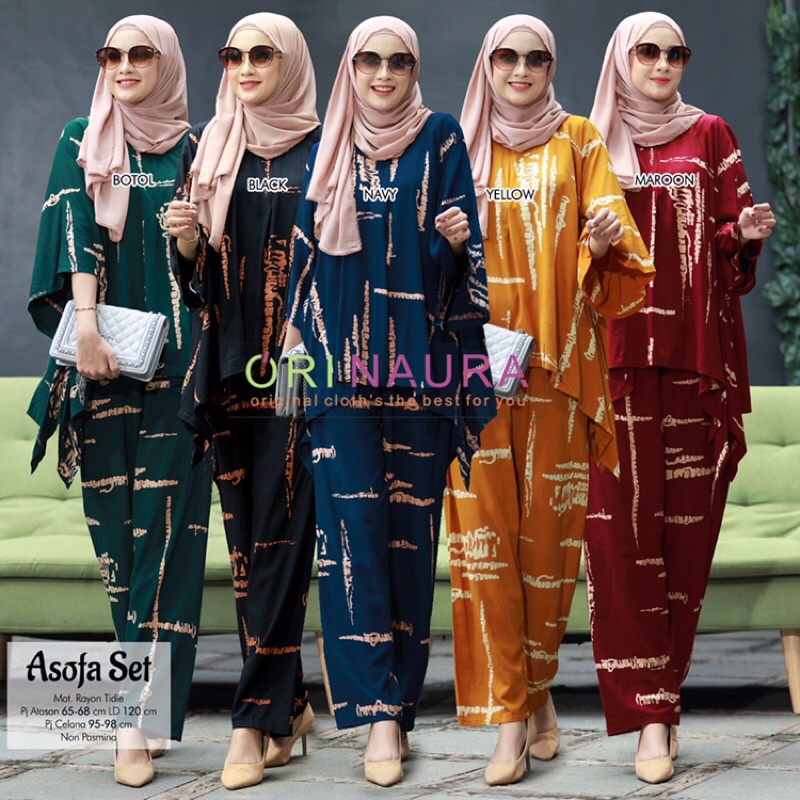 ASOFA SET / Setelan tidye / setelan kekinian
