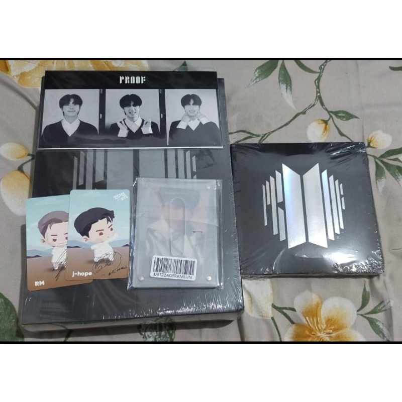 READY INA Album BTS Anthology PROOF SET SEALED POB Jimin + PC in the seom RM & Jhope + tryptich phot