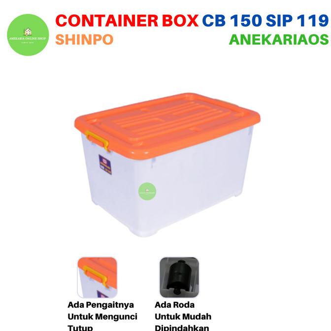 

Termurah Shinpo Container Box / Kotak Penyimpanan Hercules Cb 150