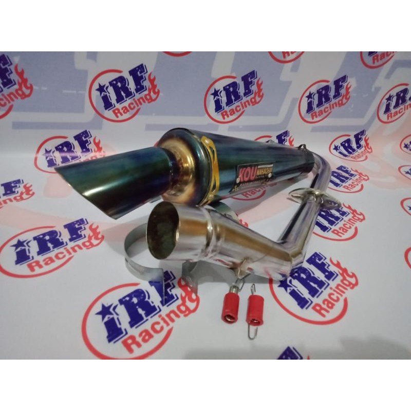 knalpot racing kou bunglon buat motor matic Vario karbu,Vario fi,beat karbu,beat fi,csoopy,street