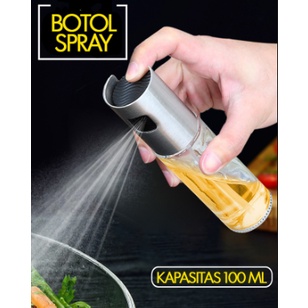 Botol Spray pump minyak goreng 100ml BBQ Kaca