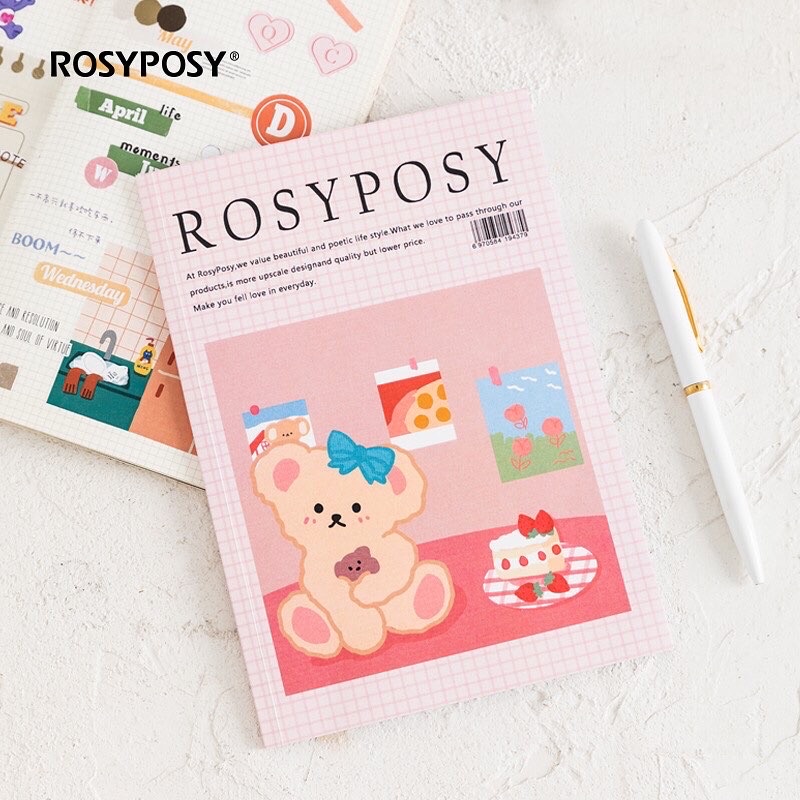 

《PLAN-V》ROSY POSY VOL.3 CUTE MAGAZINE MATERIAL BOOK | STICKER MAJALAH