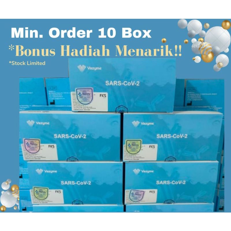 JAMIN ORI  SWAB ANTIGEN VAZYME AKL (Min. Order 10 box )