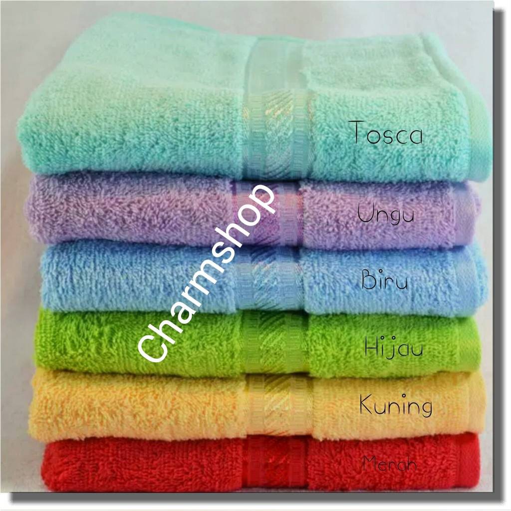 Handuk merah putih 50x100