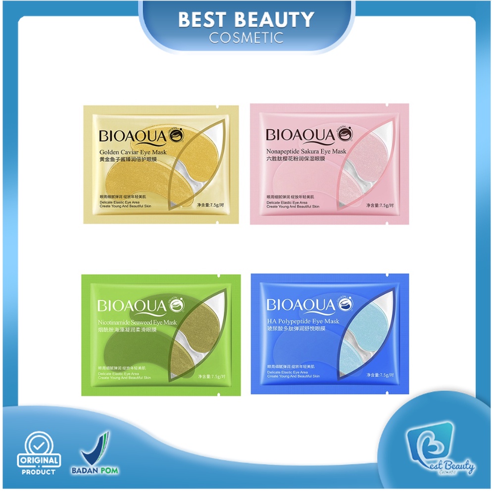 ★ BB ★ BIOAQUA eye mask Moisturizing masker mata 7.5g Memudarkan kerutan mata - BIO AQUA【BPOM】