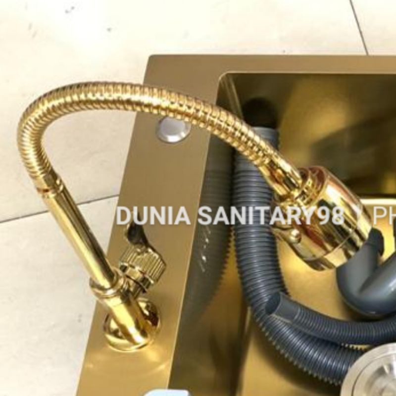 Bak Cuci piring 8245 GOLD Kitchen sink Stainless SUS 304