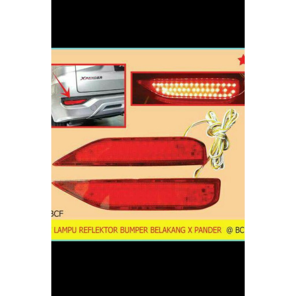 Lampu Reflektor LED Bumper Belakang - Rear Bumper Lamp Xpander