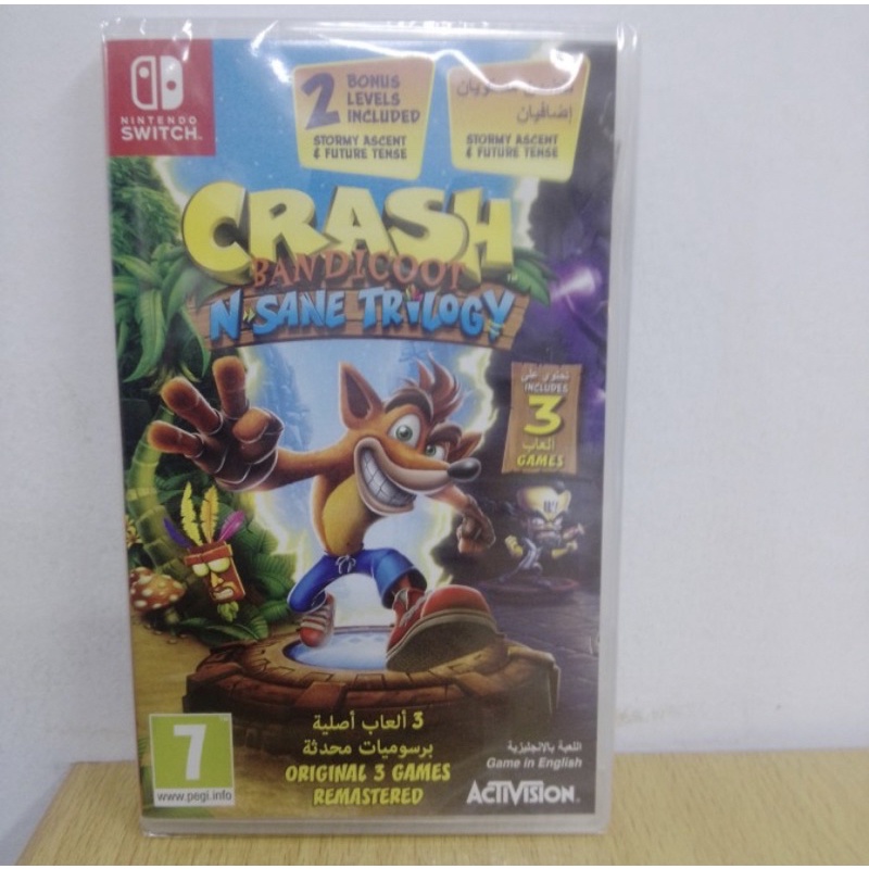 switch crash bandicoot n”sane trilogy/crash bandicoot n’sane trilogy