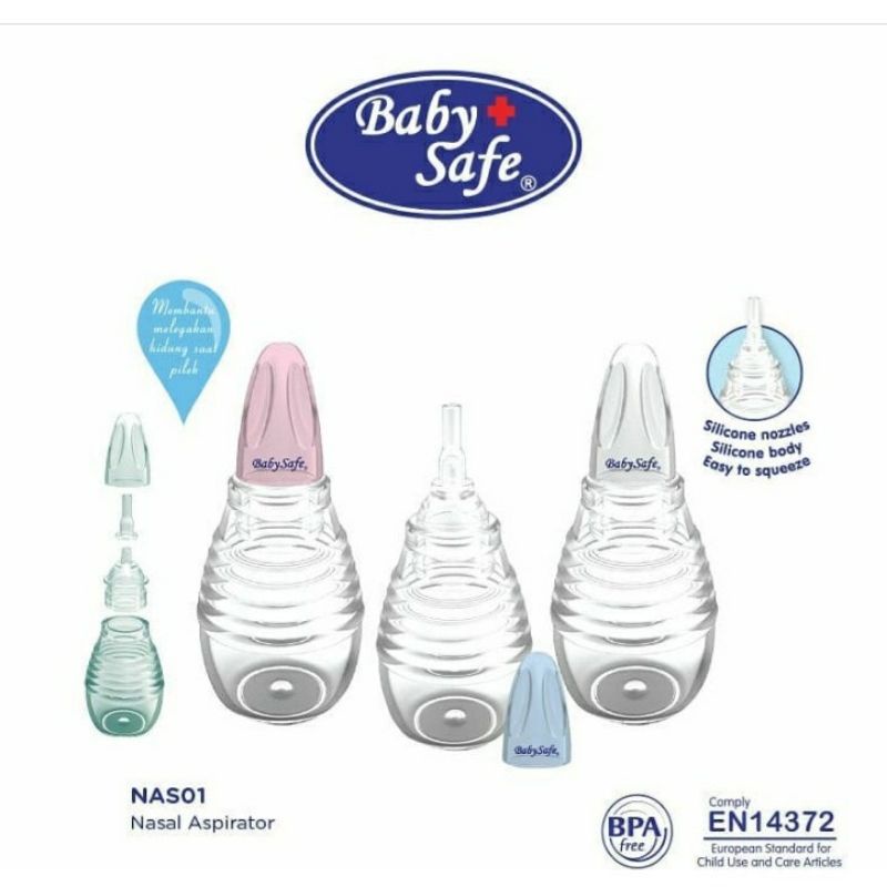 Baby Safe NAS01 Nasal Aspirator - Penyedot Ingus Bayi - Sedot Ingus Bayi