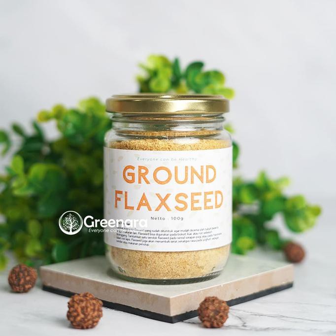 

Cuci Gudang Awal Tahun Ground Flaxseed 100gr / Flaxseed Bubuk Cuci Gudang Awal Tahun