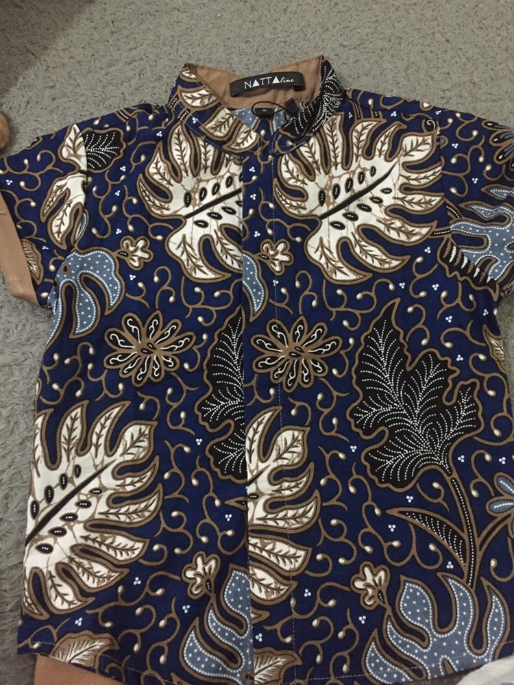 Kemeja Koko Batik Anak Baturaden Lengan Pendek By Natta_line