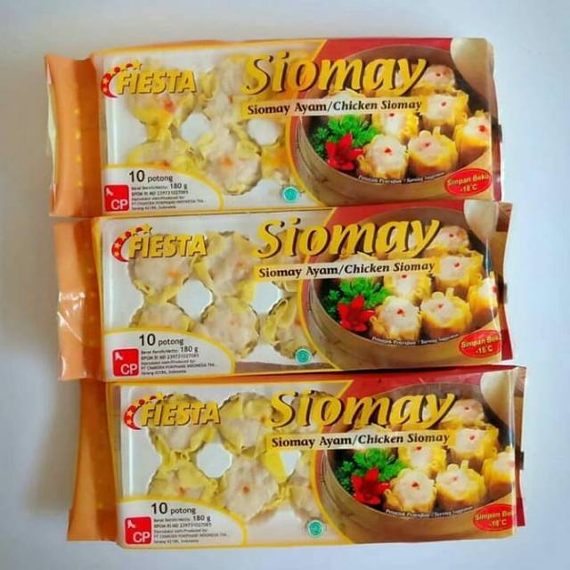 

Fiesta Siomay Ayam 180GR Chicken Siomay Fiesta frozen food