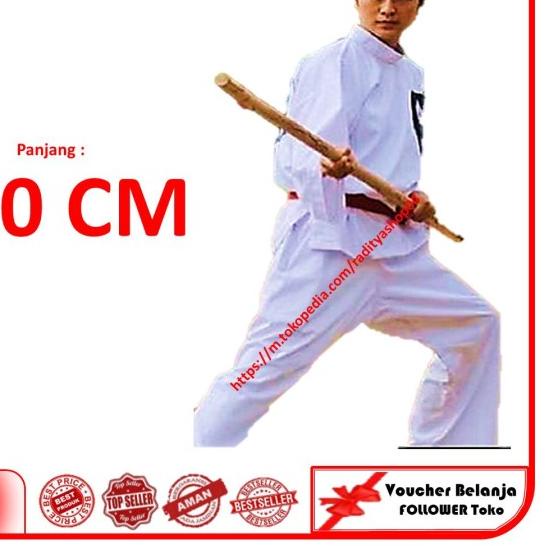 Toya Rotan 150cm - Kayu Rotan - Tongkat Rotan - Tongkat Pramuka - KUPAS, Packing Biasa