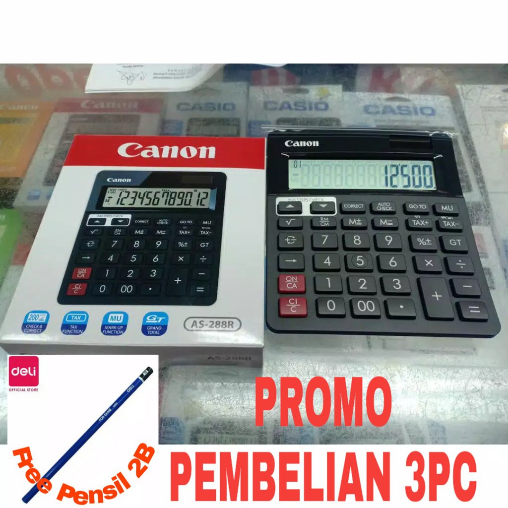 

CALCULATOR CANON AS - 288R MURAH GROSIR READY GOJEK
