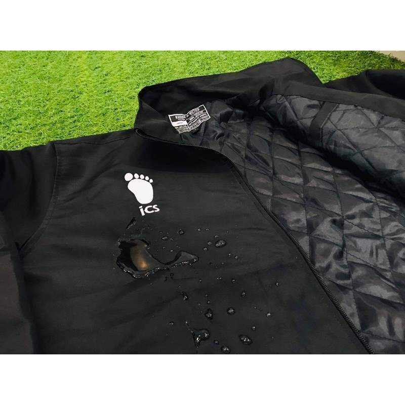 Jaket Bomber Haikyuu Karasuno Taslan Waterproof