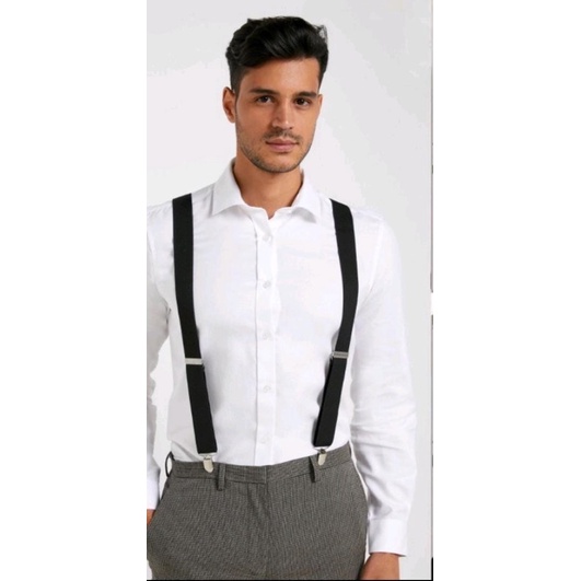 Suspender Motif Jari Suspender Polos Suspender Tali Jojon Suspender Bretel Dewasa Pria Wanita