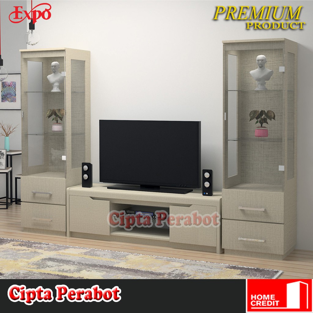 Lemari Hias TV cabinet Expo