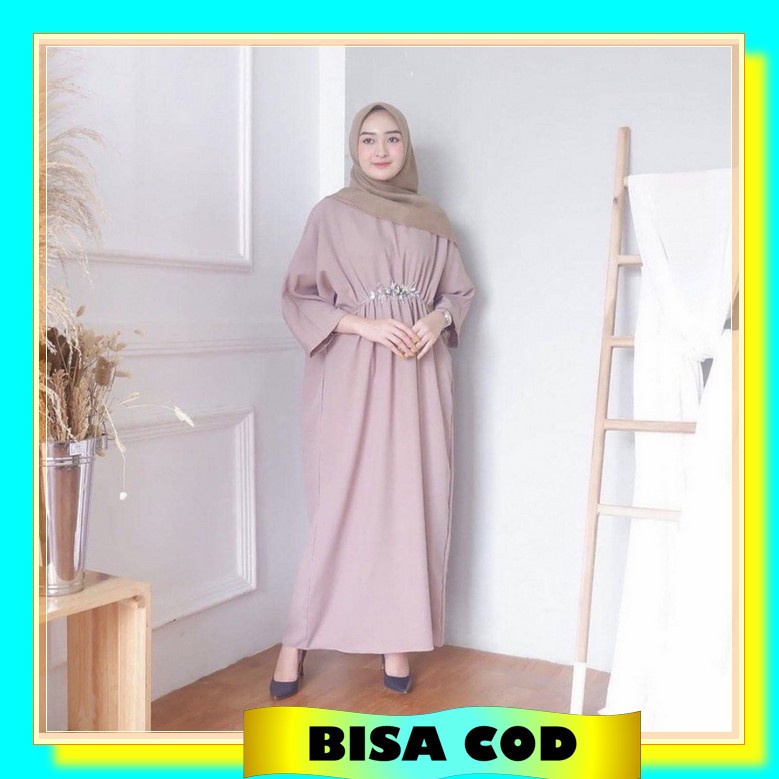 Gamis Kaftan 2022 Pakaian Bsju Pesta Terbaru Muslimah Murah Termurah Mewah Cantik Modern Muslim Fash